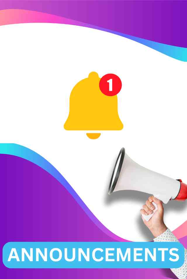 Announcements